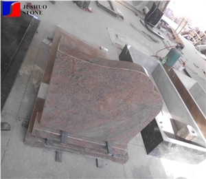 Multicolor Red Monuments, Western Style Tombstone