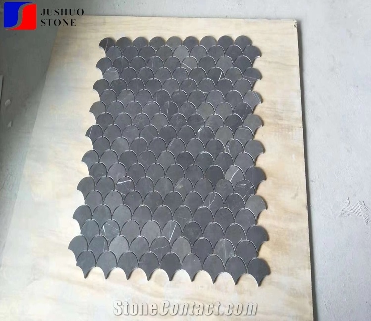 Pietra Grey Polished China Factory Marble Mosaics