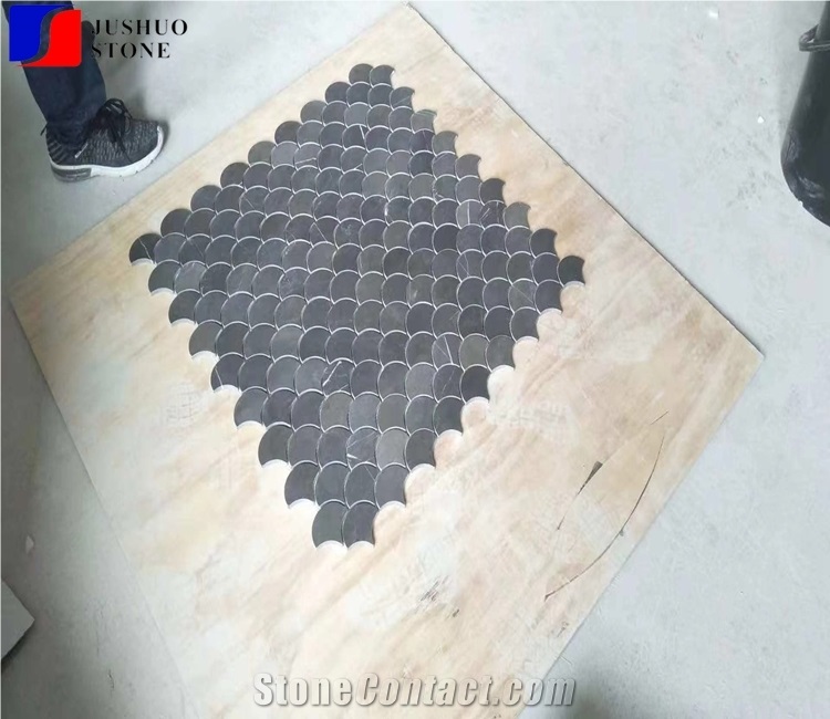 Pietra Grey Polished China Factory Marble Mosaics
