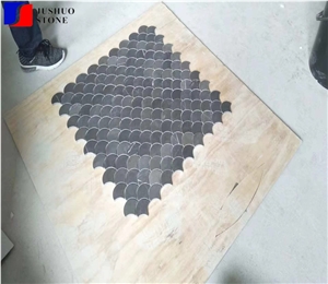 Pietra Grey Polished China Factory Marble Mosaics