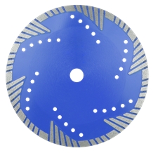 230mm Triangular Turbo Diamond Blade for Sandstone