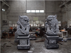 Granite G654 Carving Lion