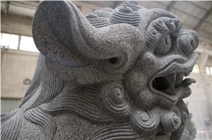 Granite G654 Carving Lion