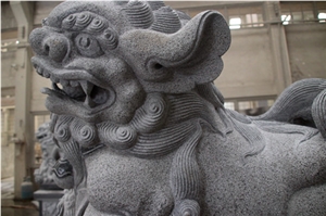 Granite G654 Carving Lion