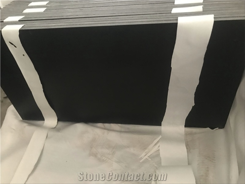 Absolute Stone Hebei Black Granite Flooring Tiles
