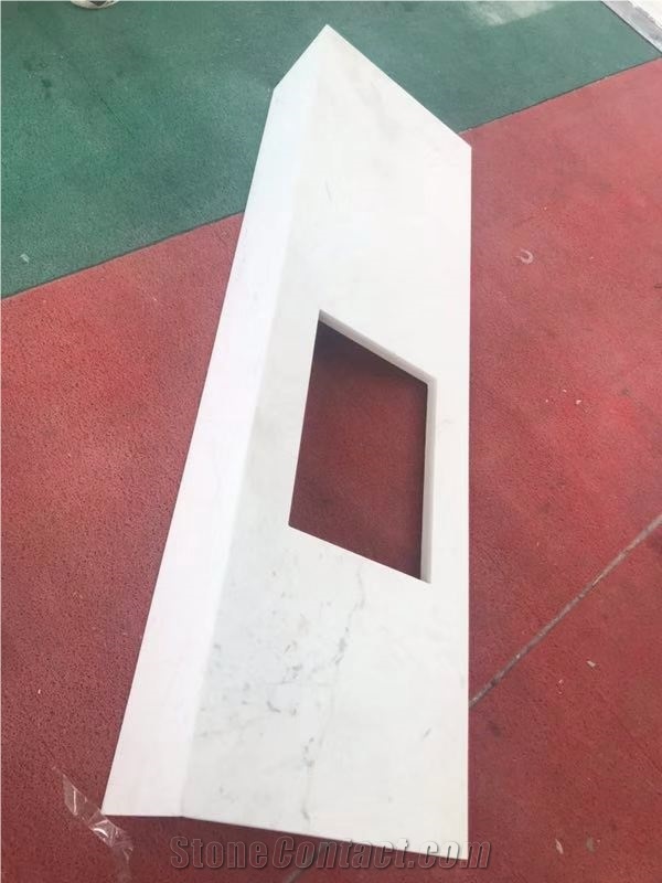 Ariston White Marble Modern Bathroom Vanities