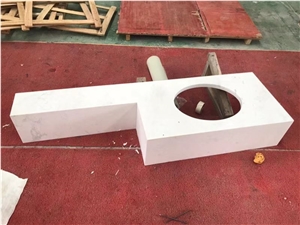 Ariston White Marble Modern Bathroom Vanities