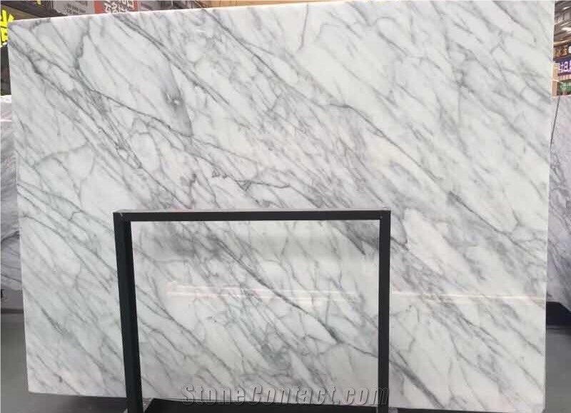 Bianco Statuario White Marble Slab