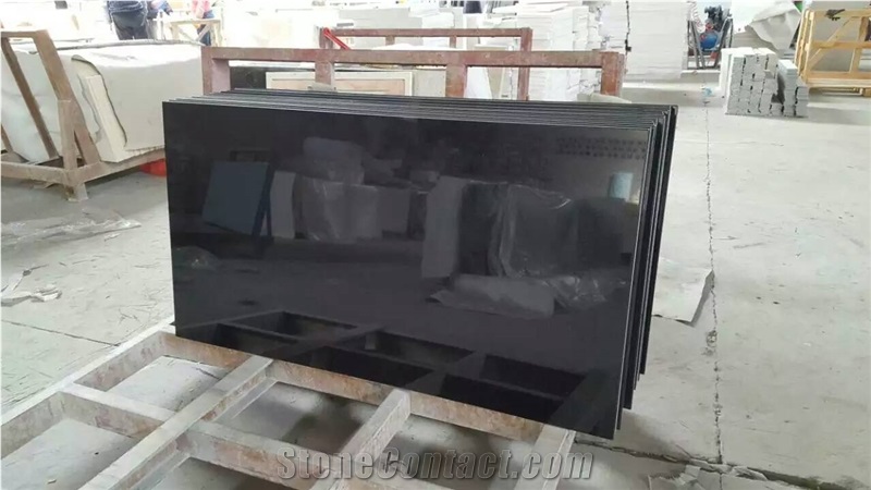 Black Granite Kitchen Countertop Island Work Tops