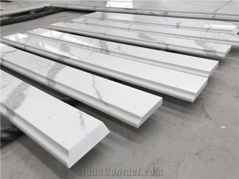 Calacatta Artificial Stone Kitchen Countertops