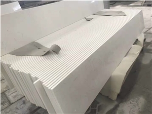 Carrara White Quartz Stone Kitchen Island Tops