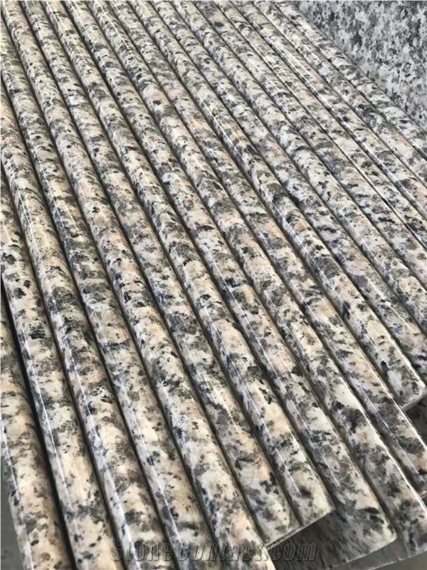 Full Bullnose Tiger Skin White Granite Countertops