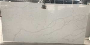 Honed Calcutta White Artificial Marble Stone Slab
