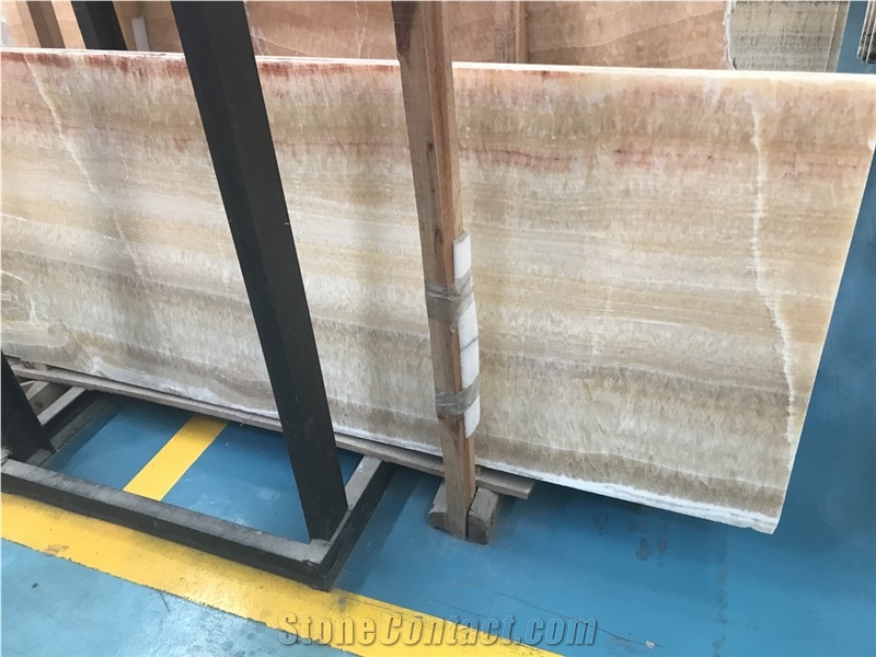 Honey Onyx Slabs China Golden Onyx Covering Tiles