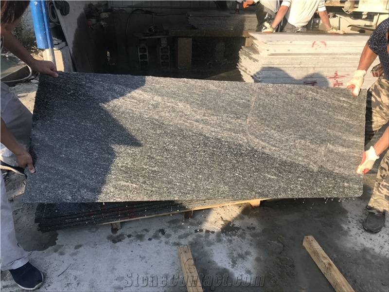 Mountain Grey Granite Stone Flooring Tiles