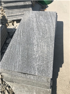Mountain Grey Stone Free Size Flamed Granite Tiles