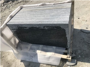 Mountain Grey Stone Free Size Flamed Granite Tiles