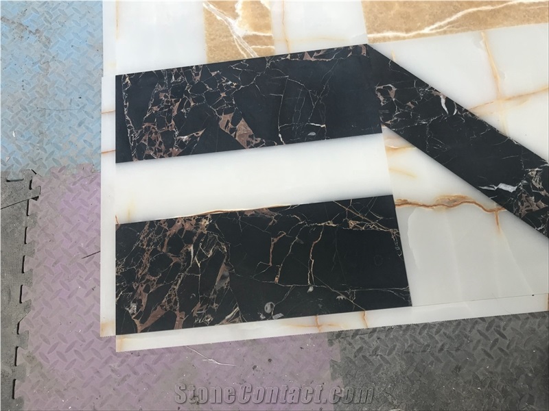 Polished White Onyx Jade Pencil Liners Skirtings