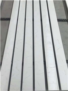 White Artificial Stone Bathroom Vanity Countertops