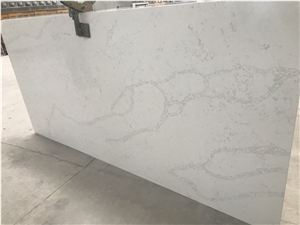 White Color Artificial Stone Slabs Panels Flooring