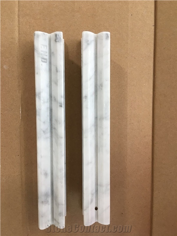 White Marble Stone Home Decor Candle Holders