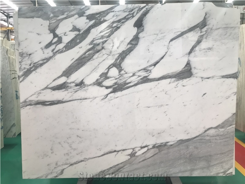 White Statuary Bathroom Marble Tile Backsplash