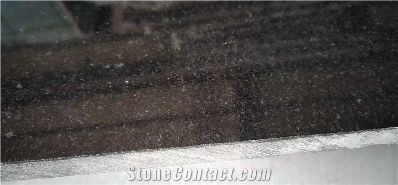 Zimbabwe Black Granite Poiished Flooring Tiles