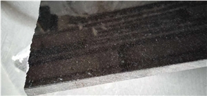 Zimbabwe Black Granite Poiished Flooring Tiles