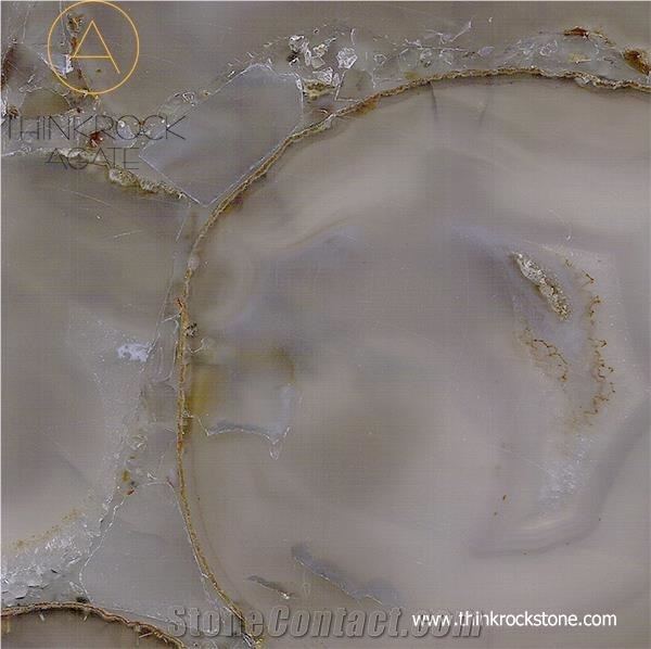 Agate Natural Gemstone Backlit Semiprecious Slabs