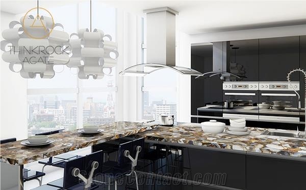 Backlite Agate Natural Semi Precious Stone Panels