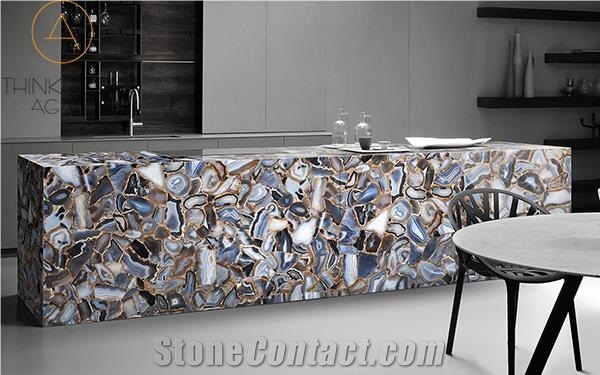 Backlite Agate Natural Semi Precious Stone Panels