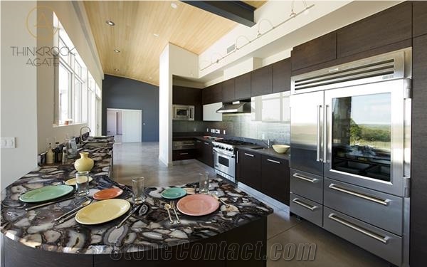 Backlite Agate Natural Semi Precious Stone Panels