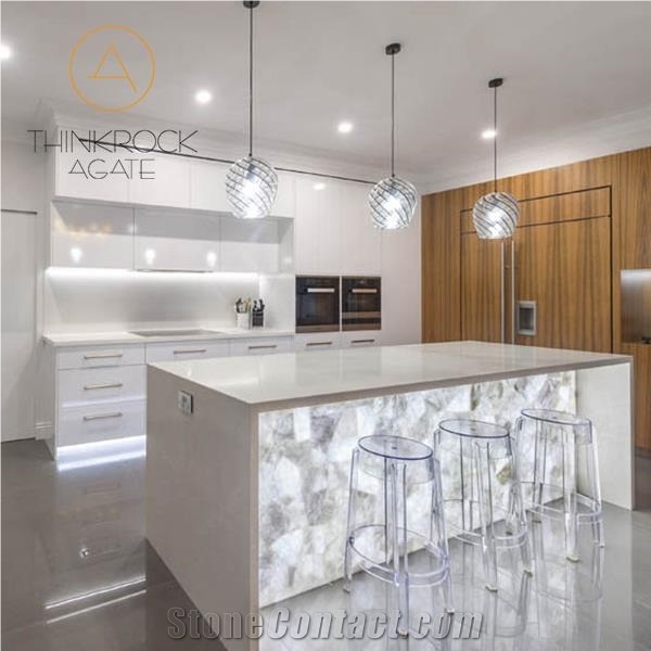 Backlite Crystal Stone Semi Precious Countertop