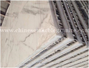 Calacatta White Marble Aluminium Honeycomb Panel
