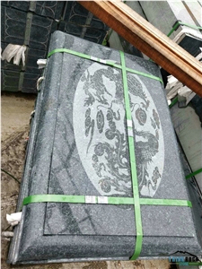 China Gem Green, Forest Green Granite Slab & Tiles