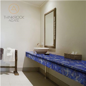 China Lapis Lazuli Semi Precious Stone Countertops China Lapis Lazuli Semi Precious Stone Countertops