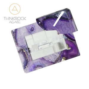 China Red Agate and Purple Agate Photoframe