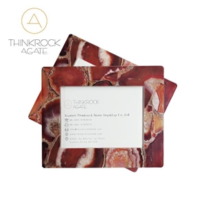 China Semiprecious Stone, Red Agate Photo Frames