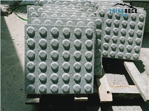 G303 Sesame White Granite Blind Paving Stone Tiles