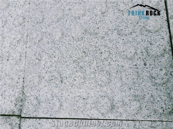 G303 Sesame White Granite Blind Paving Stone Tiles