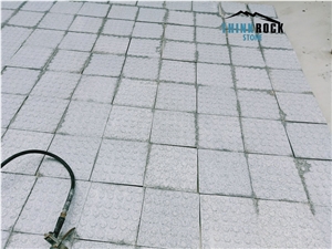 G303 Sesame White Granite Blind Paving Stone Tiles