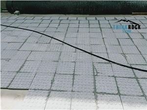 G303 Sesame White Granite Blind Paving Stone Tiles