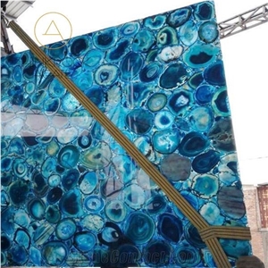 Green Agate Slab Semiprecious Stone Gemstone
