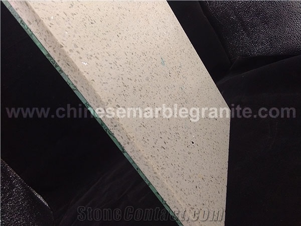 Green Malachite Tiles Based on Galaxy White Quartz