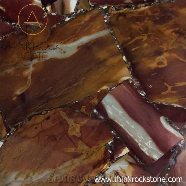 Mookaite Jesper Semi Precious Stone Slabs Tiles