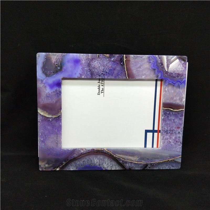 Purple Agate Photo Frame