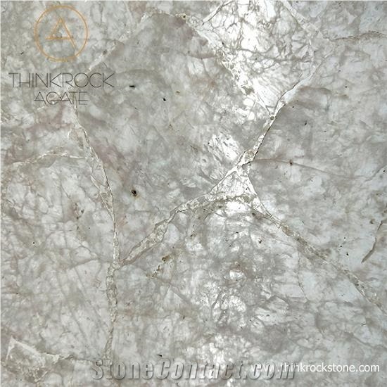 Rose Crystal Semiprecious Stone Tiles & Slabs