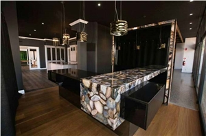 Semiprecious Stone Agate Slab Tiles