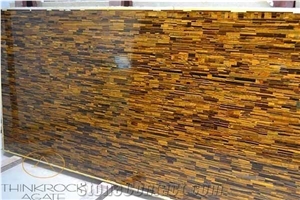 Tiger Eye Stone Slabs Gemstone Semi-Precious Stone