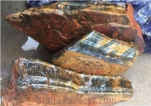 Tiger Eye Stone Slabs Gemstone Semi-Precious Stone